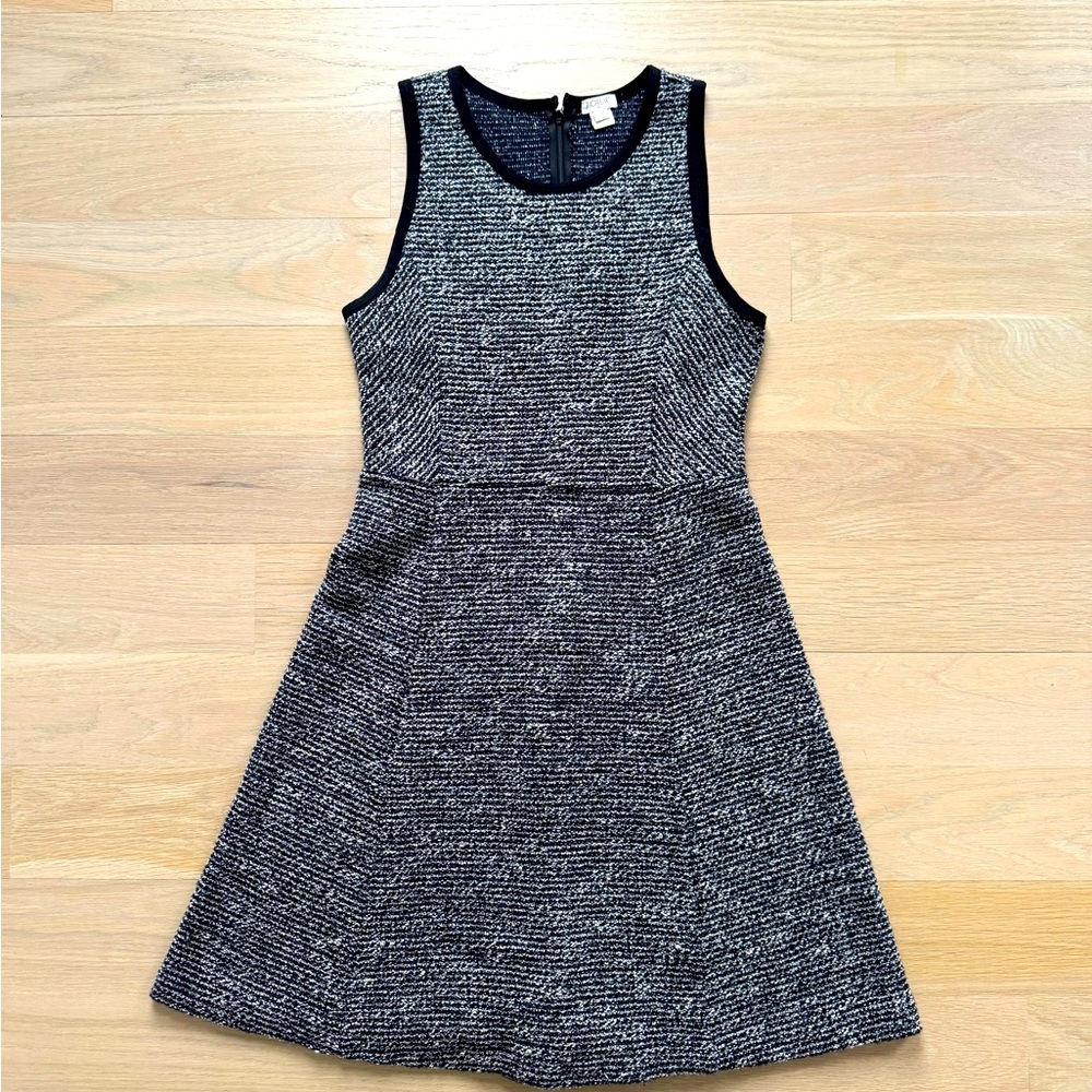 Chic Black and Gray Sleeveless Dress